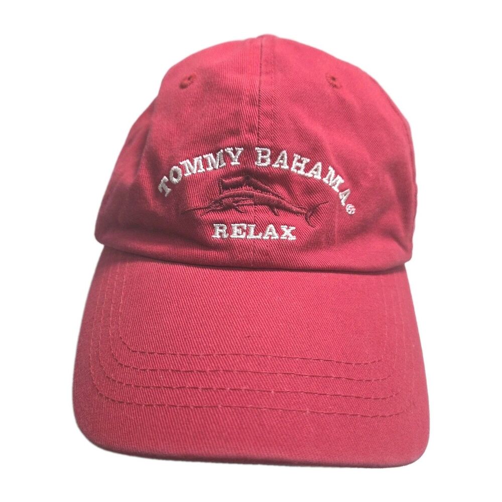 Tommy Bahama Relax Hat Cap Red Marlin Embroidered Logo Strapback Cocktail Recipe